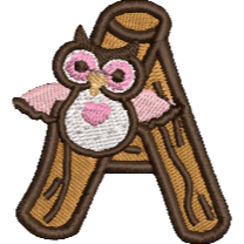 Owl Alphabet A