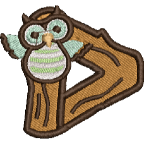 Owl Alphabet D