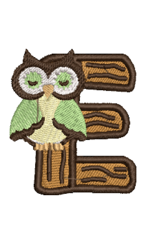 Owl Alphabet E