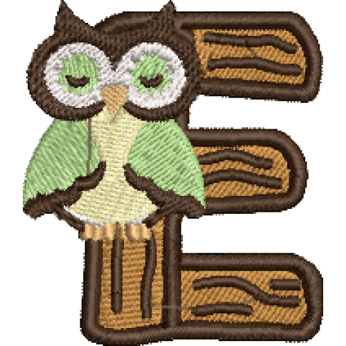 Owl Alphabet E