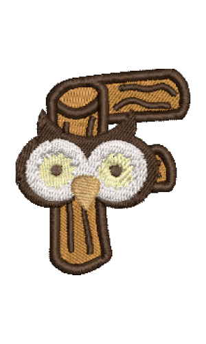 Owl Alphabet F