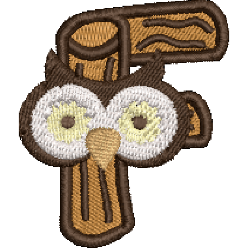 Owl Alphabet F