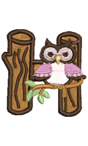 Owl Alphabet H
