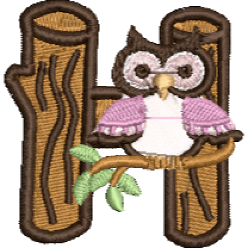 Owl Alphabet H