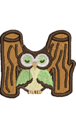 Owl Alphabet M
