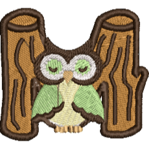 Owl Alphabet M