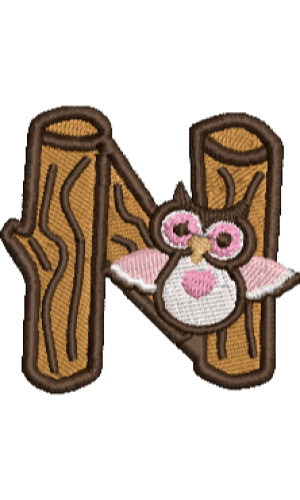 Owl Alphabet N