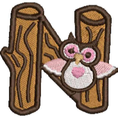 Owl Alphabet N