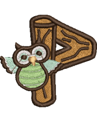 Owl Alphabet P