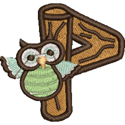 Owl Alphabet P