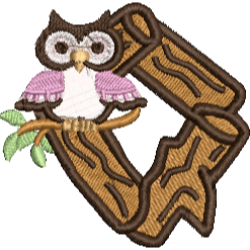 Owl Alphabet Q