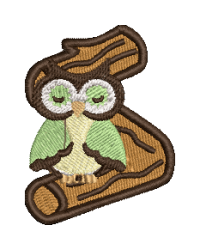 Owl Alphabet S