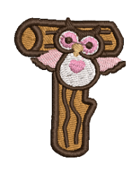 Owl Alphabet T