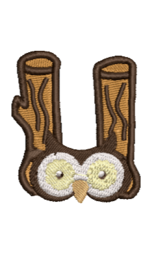 Owl Alphabet U