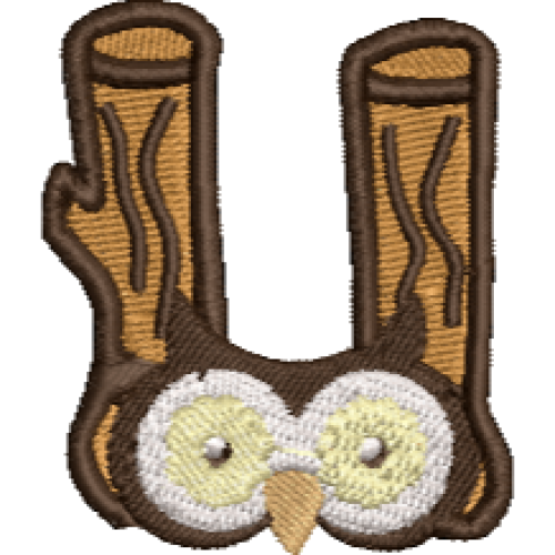 Owl Alphabet U