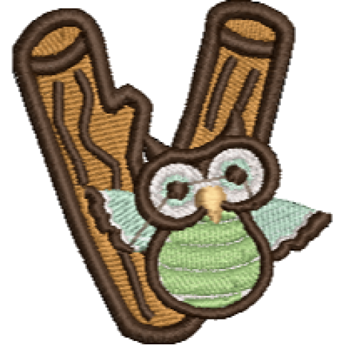 Owl Alphabet V