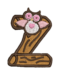 Owl Alphabet Z