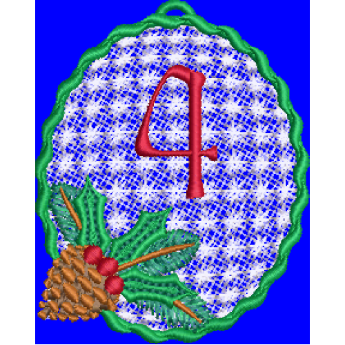 Pine Cone Christmas Lace 4 Pine Cone Christmas Lace 4