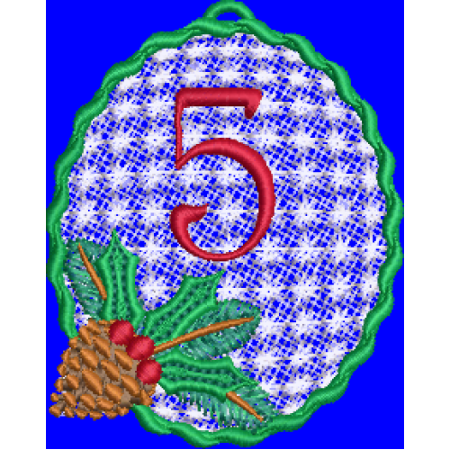 Pine Cone Christmas Lace 5