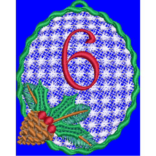 Pine Cone Christmas Lace 6