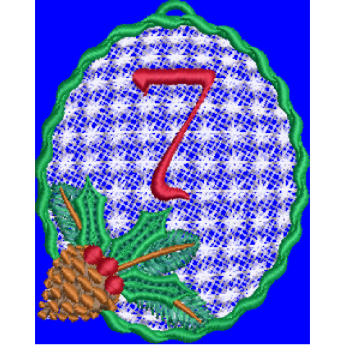Pine Cone Christmas Lace 7