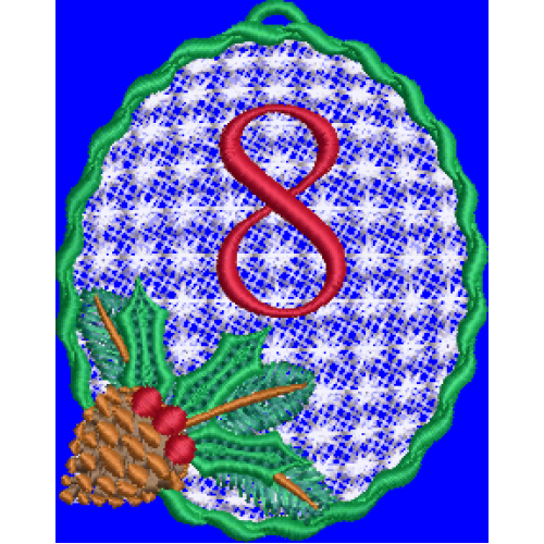 Pine Cone Christmas Lace 8 Pine Cone Christmas Lace 8