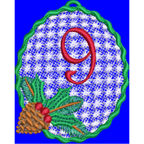 Pine Cone Christmas Lace 9