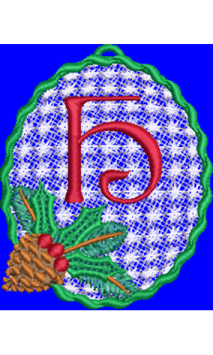 Pine Cone Christmas Lace H