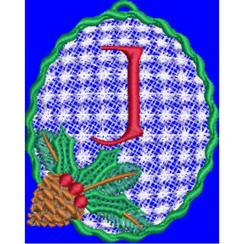 Pine Cone Christmas Lace J Pine Cone Christmas Lace J
