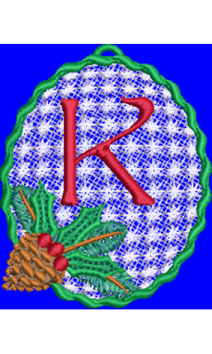 Pine Cone Christmas Lace K