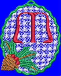 Pine Cone Christmas Lace L