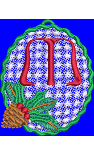 Pine Cone Christmas Lace L