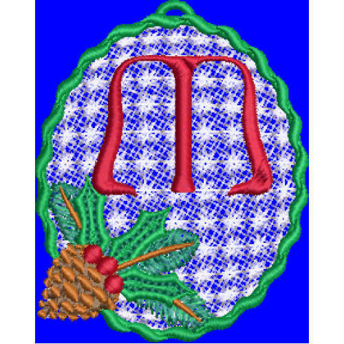 Pine Cone Christmas Lace L