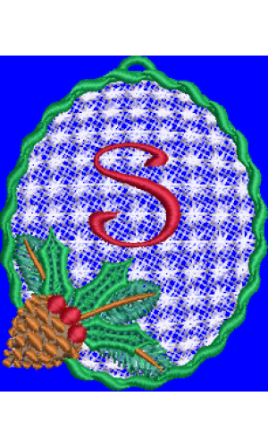 Dentelle pomme de pin minuscule de Noël S