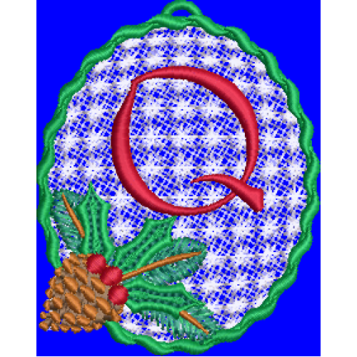 Pine Cone Christmas Lace Q Pine Cone Christmas Lace Q