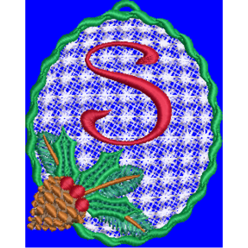 Pine Cone Christmas Lace S