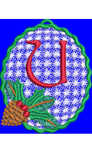 Pine Cone Christmas Lace U