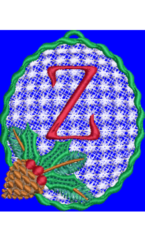 Dentelle pomme de pin de Noël Z
