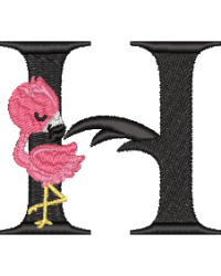 Pink Flamingo H