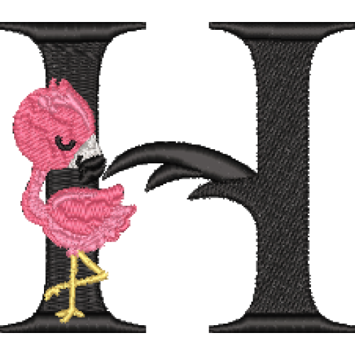 Pink Flamingo H