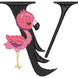 Pink Flamingo V
