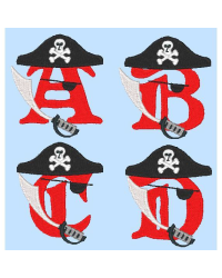 Pirate Alphabet Set