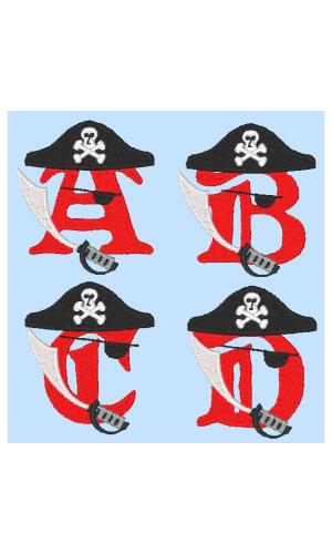 Pirate Alphabet Set