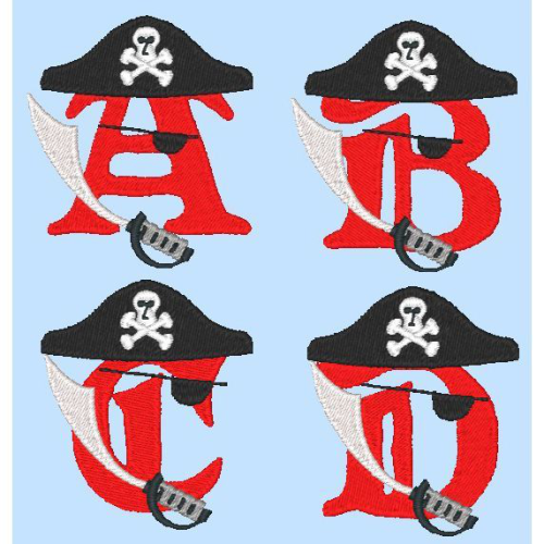 Pirate Alphabet Set