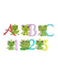 Pond Frog Alphabet Set