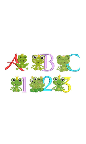 Pond Frog Alphabet Set