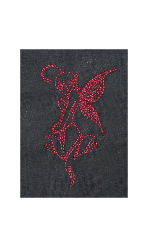 Redwork Fairy 06