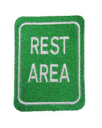 Rest Area Road Sign