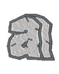 Rock Lower Case A