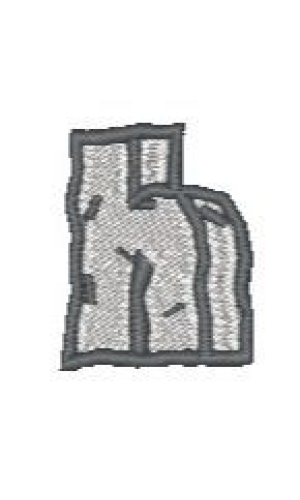 Rock Lower Case H